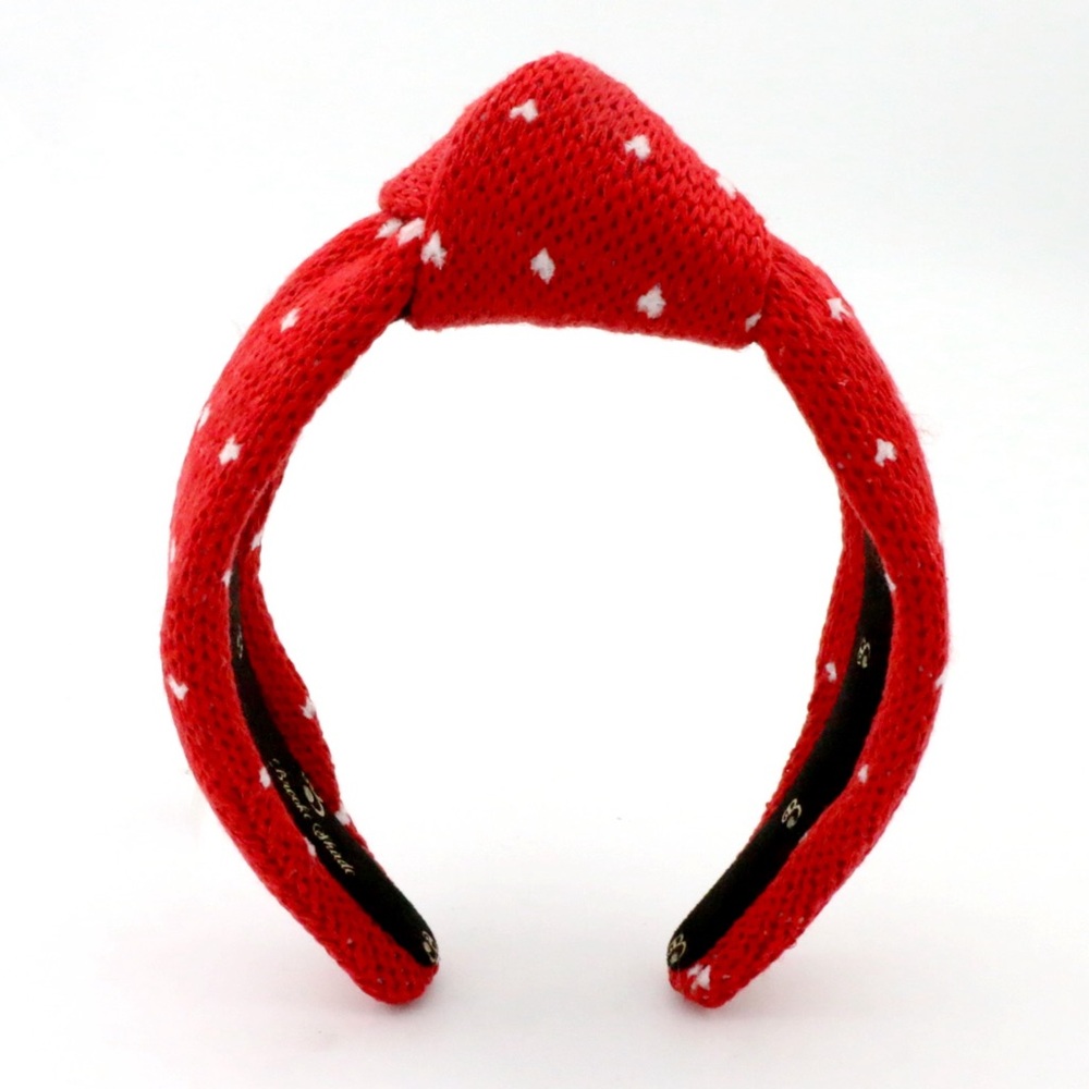 155. The Brooke Shade Sweater Weather Hearts High Knot Headband - Picture 7 of 8